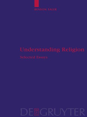 cover image of Understanding Religion